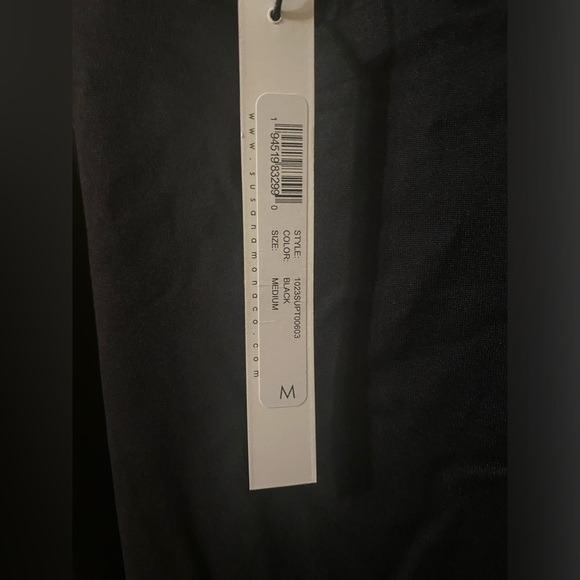 Susana Monaco Black M Top NWT - Picture 5 of 6